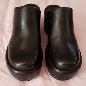 Black Leather Women's Boots